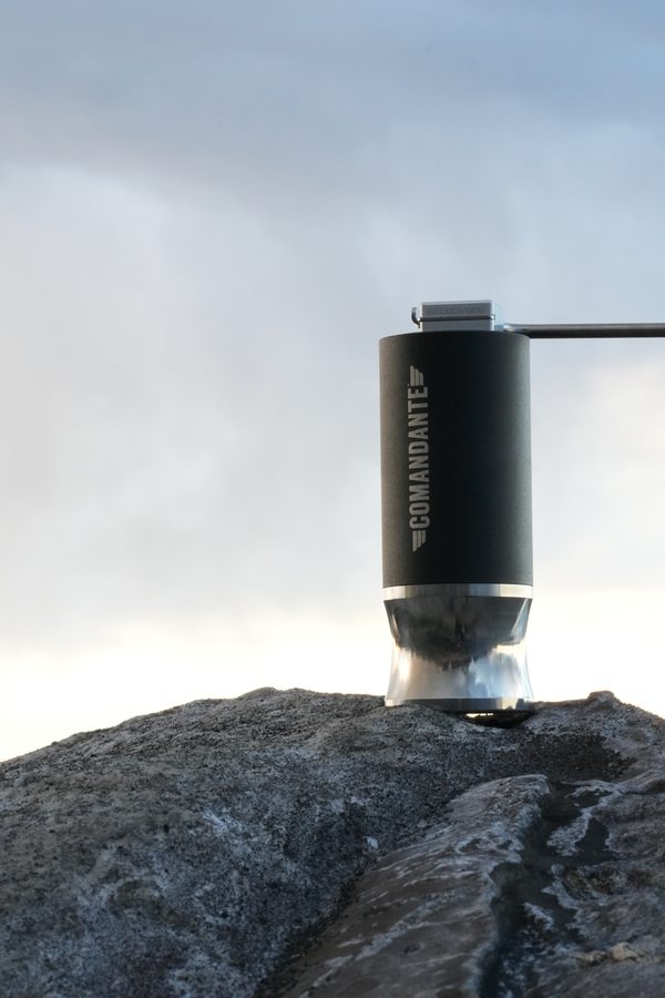 Canister held at the shoreline